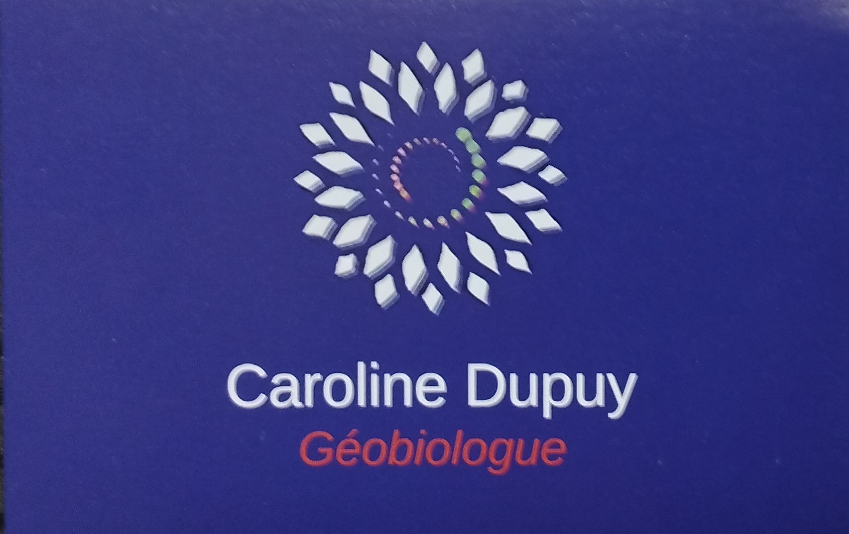 Caroline Dupuy GEOBIOLOGUE – VOTRE LIEU DE VIE EST VIVANT Caroline Dupuy GEOBIOLOGUE – VOTRE LIEU DE VIE EST VIVANT